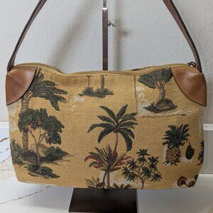 Vintage Tommy Bahama Tropical Shoulder Bag. EUC